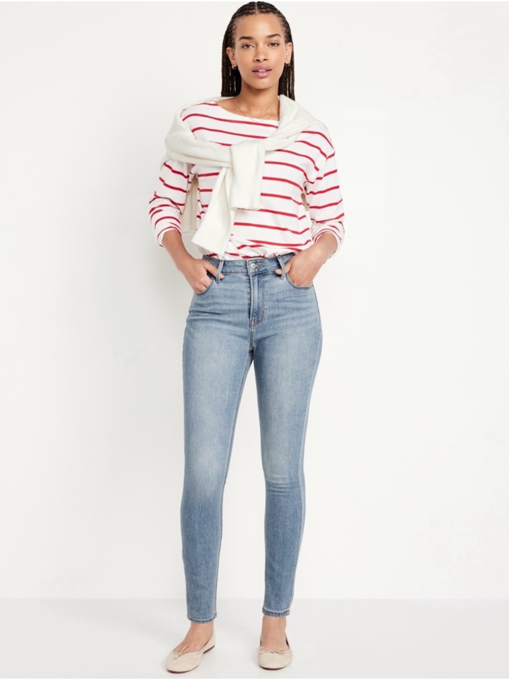 🚨 2 for $20 🚨 Old Navy High Rise WOW Super Skinny Jeans Light Wash size 8 NWOT